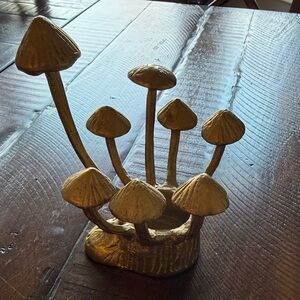 Gold Mushroom Decor